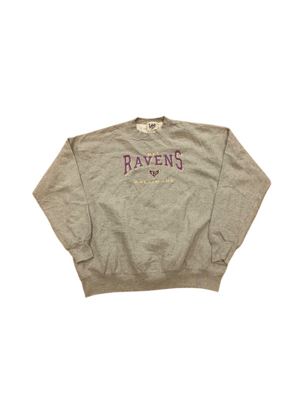Vintage 90s Lee Sport Baltimore Ravens Old Logo NFL Crewneck Sweatshirt Men's XL